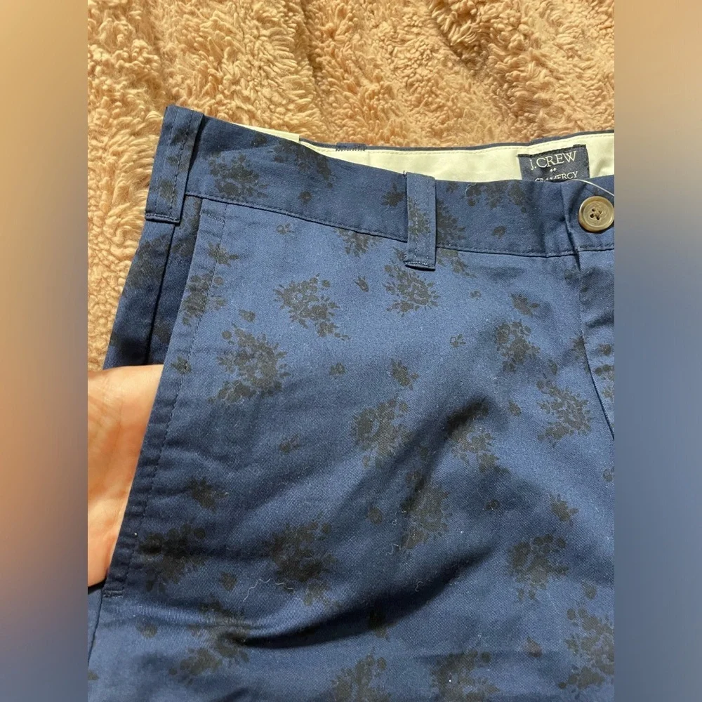 NWT J. Crew Gramercy Blue Floral Men's Shorts